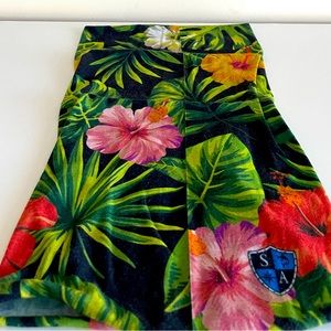 Floral Tropical neck gaiter face covering
